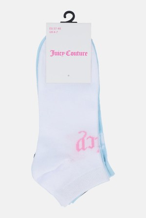 Juicy Couture 3 Pack Stripe Trainer Liners Multicolor | JC-SN652322