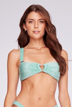 Juicy Couture Capittana Vicky Bikini Top Grønn | JC-SN651845