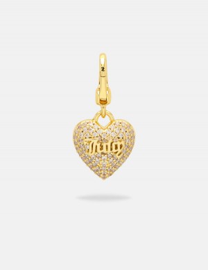 Juicy Couture Crystal Heart Charm Gull | JC-SN652389