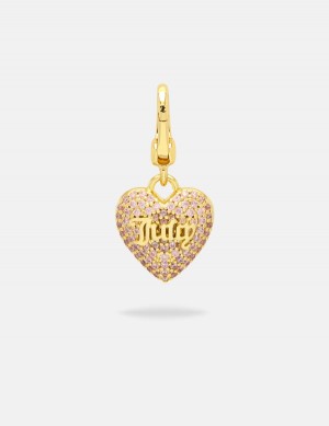 Juicy Couture Crystal Heart Charm Gull | JC-SN652408