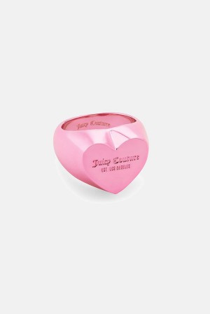 Juicy Couture Juicy Couture Heart Ring Rosa | JC-SN652373