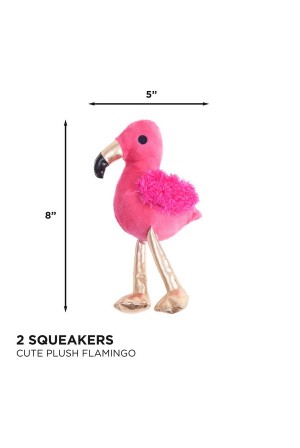 Juicy Couture Pet Flamingo Squeaky Toy Rosa | JC-SN652308