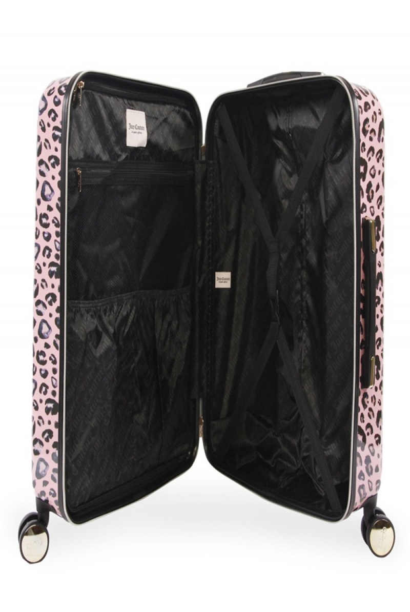 Juicy Couture 3-piece Hardside Spinner Luggage Set Rosa Leopard | JC-SN651917