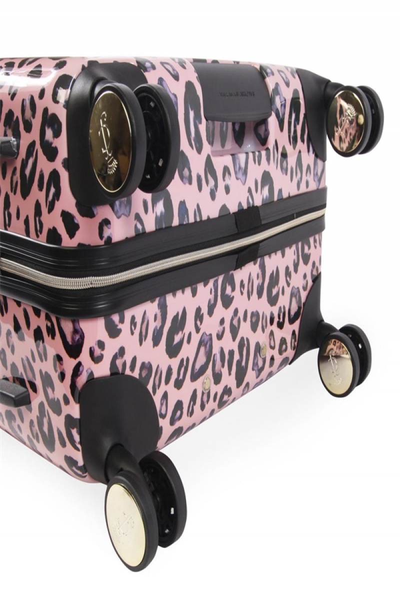 Juicy Couture 3-piece Hardside Spinner Luggage Set Rosa Leopard | JC-SN651917