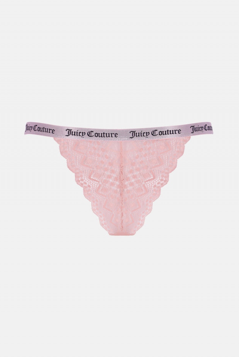 Juicy Couture Blonder Trim Tanga Briefs Pack X3 Multicolor | JC-SN652241