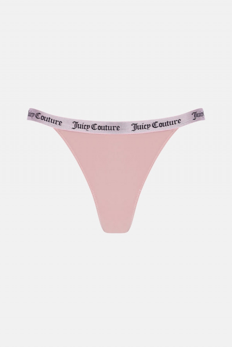 Juicy Couture Blonder Trim Tanga Briefs Pack X3 Multicolor | JC-SN652241