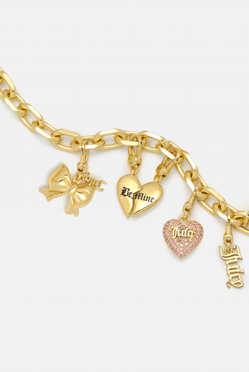 Juicy Couture Broken Heart 'be' Charm Gull | JC-SN652394