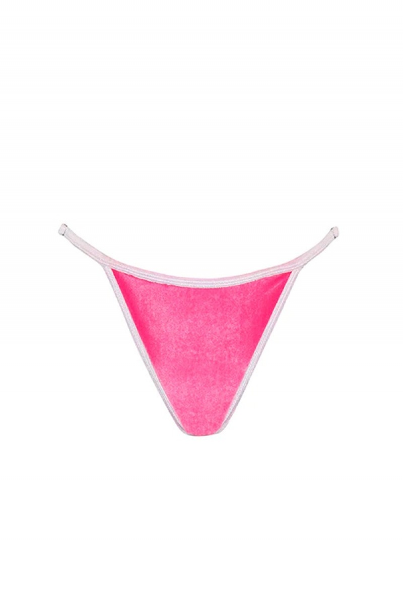 Juicy Couture Capittana April Bikini Bottom Fuchsia | JC-SN651880