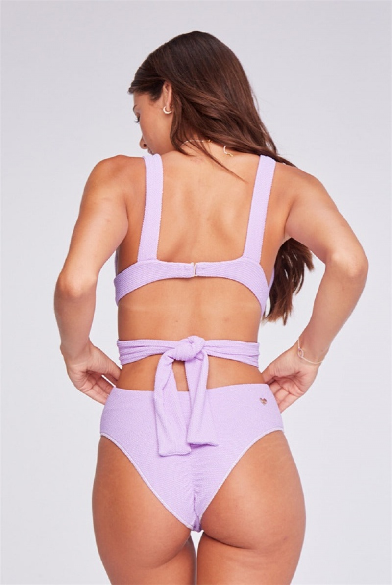 Juicy Couture Capittana Cristina One Piece Lilla | JC-SN651885