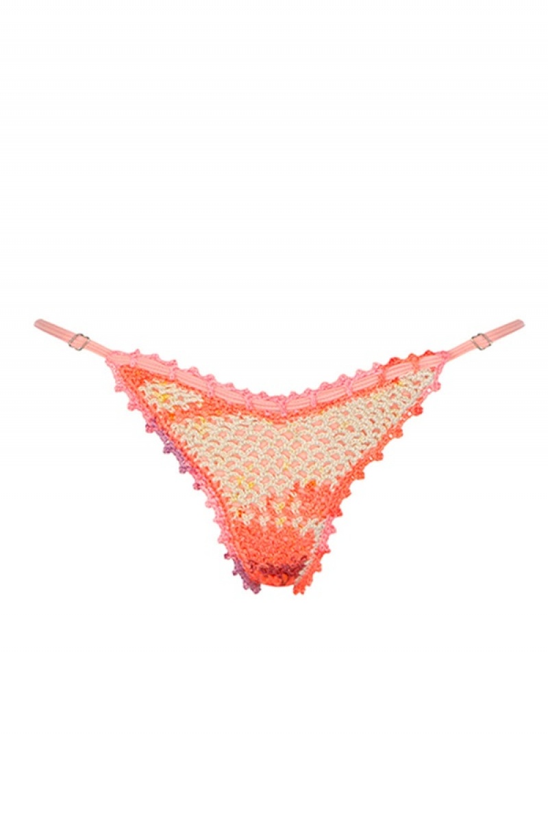 Juicy Couture Capittana Kendall Bikini Bottom Lyse Rosa | JC-SN651875