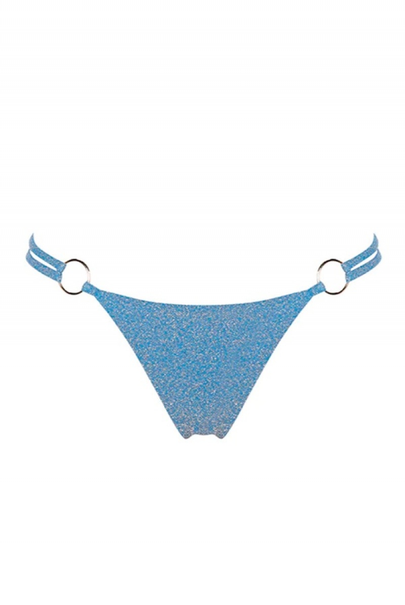 Juicy Couture Capittana Kenya Bikini Bottom Grå Blå | JC-SN651872