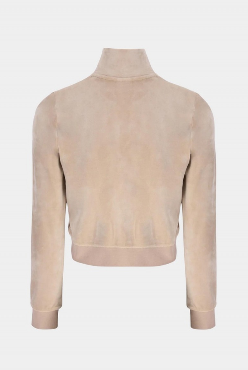 Juicy Couture Classic Velour Track Top Grå Brune | JC-SN652042