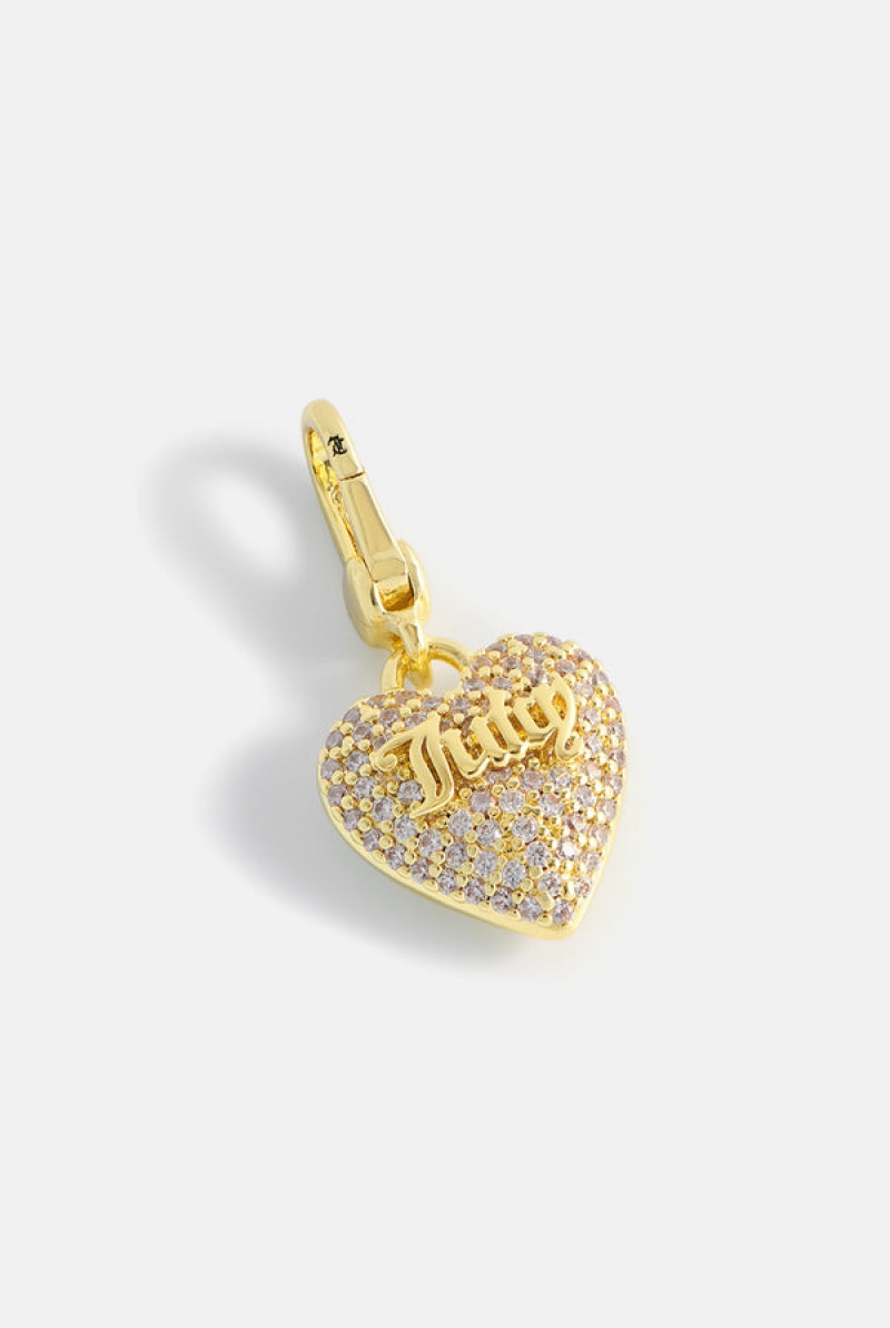 Juicy Couture Crystal Heart Charm Gull | JC-SN652389