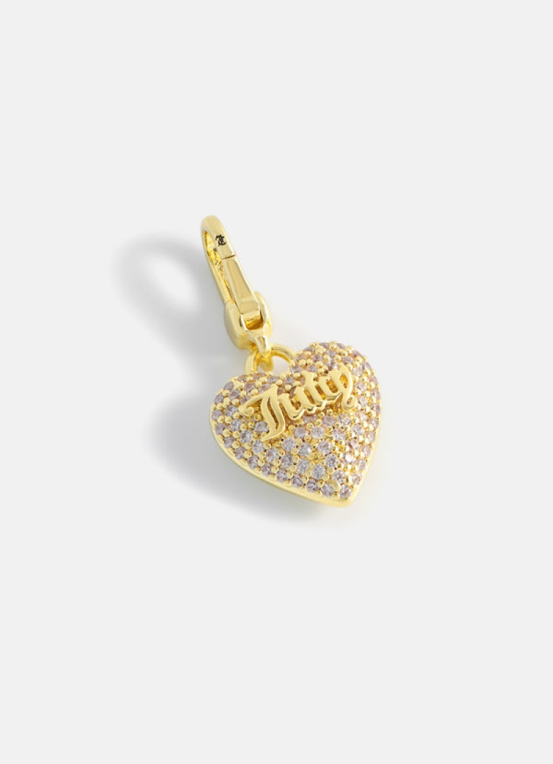 Juicy Couture Crystal Heart Charm Gull | JC-SN652389