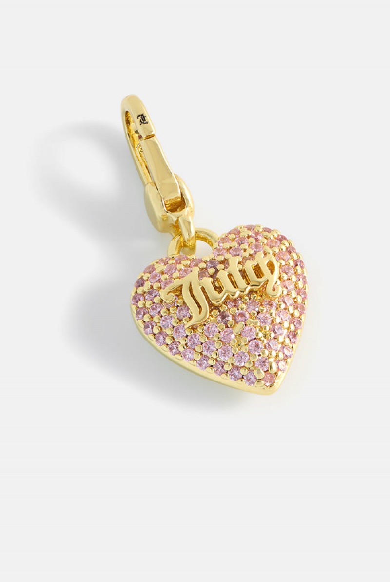 Juicy Couture Crystal Heart Charm Gull | JC-SN652408