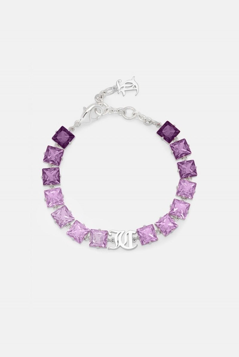 Juicy Couture Crystal JC Bracelet Lilla | JC-SN652360