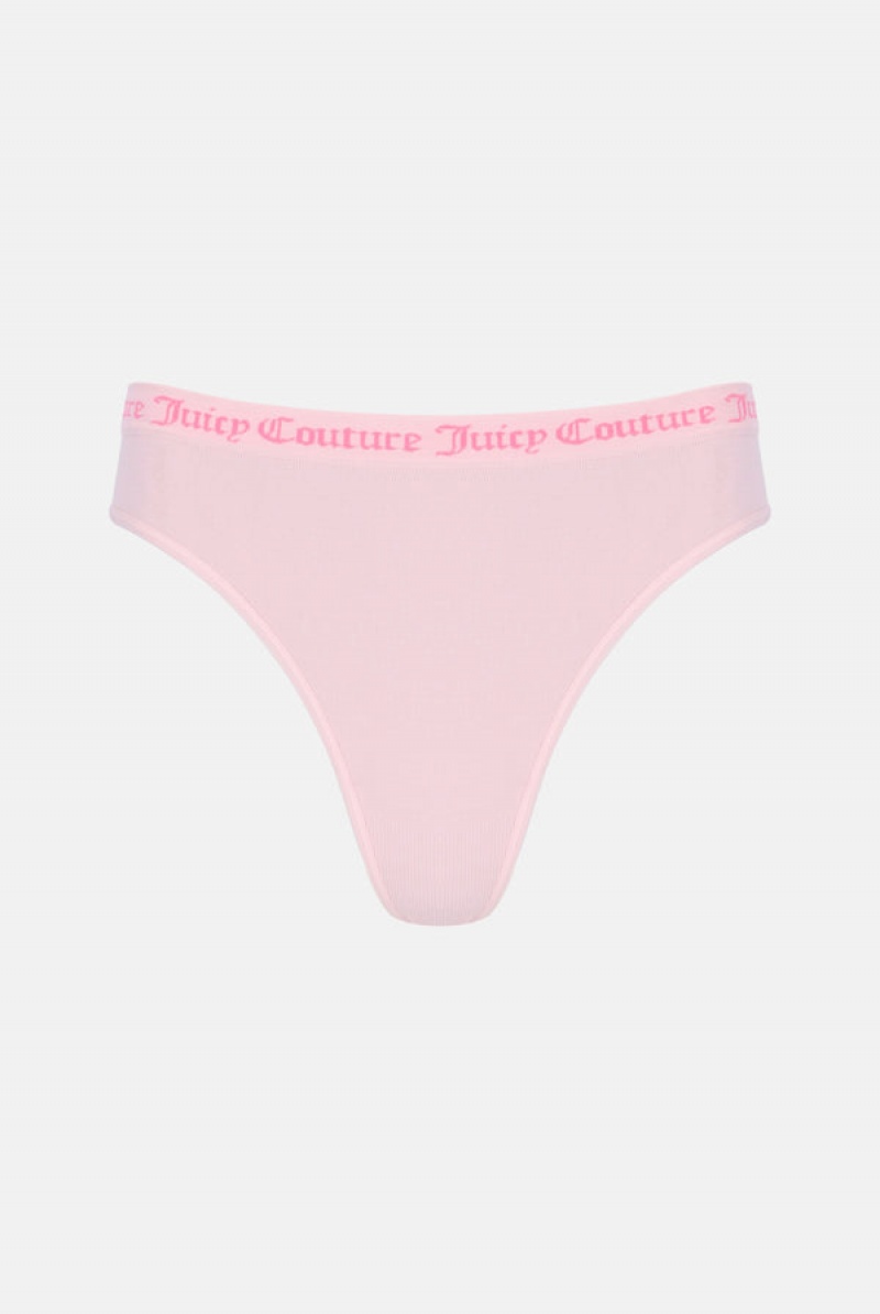 Juicy Couture Flate Knit Seamless Thong Pack X3 Multicolor | JC-SN652234