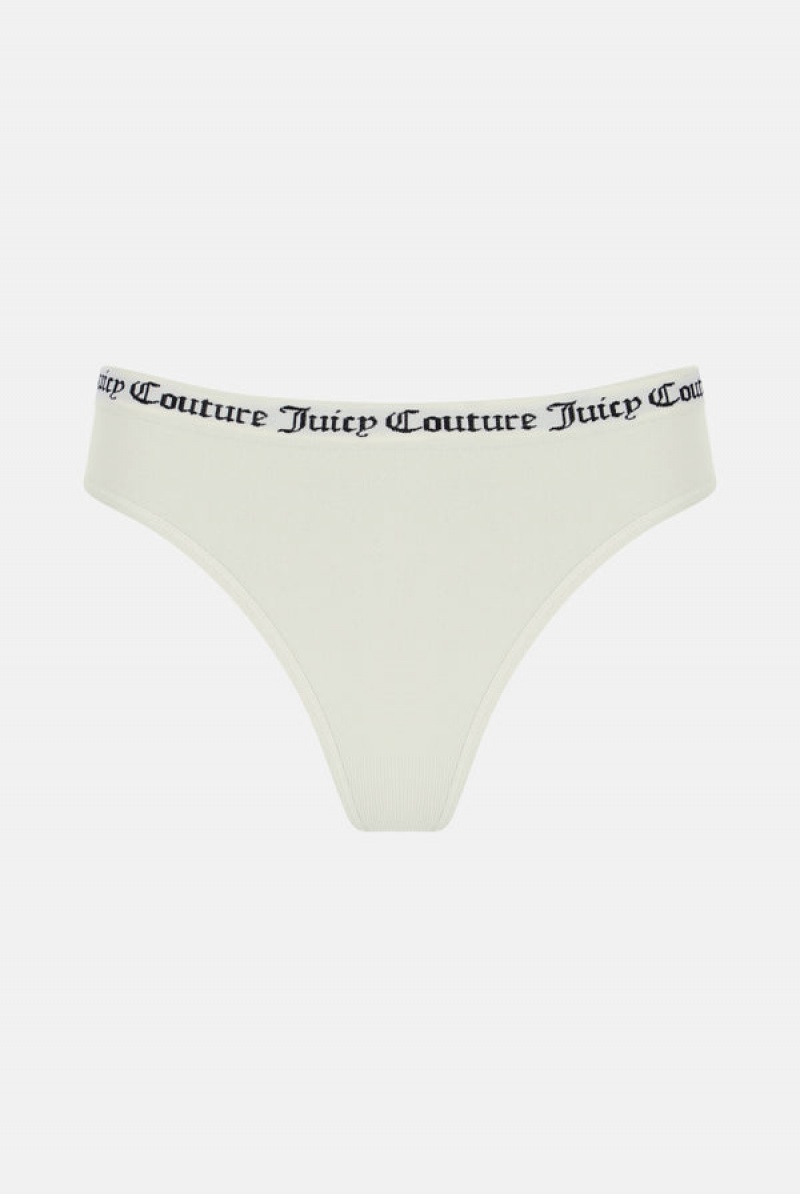 Juicy Couture Flate Knit Seamless Thong Pack X3 Multicolor | JC-SN652235