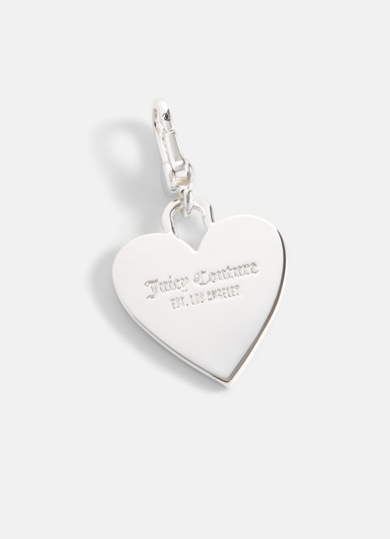 Juicy Couture Heart Disc Charm Sølv | JC-SN652407