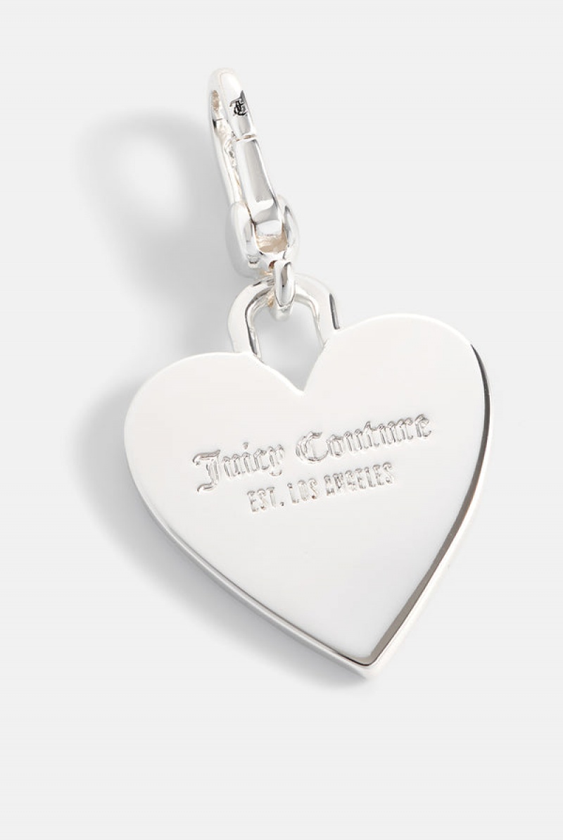 Juicy Couture Heart Disc Charm Sølv | JC-SN652407