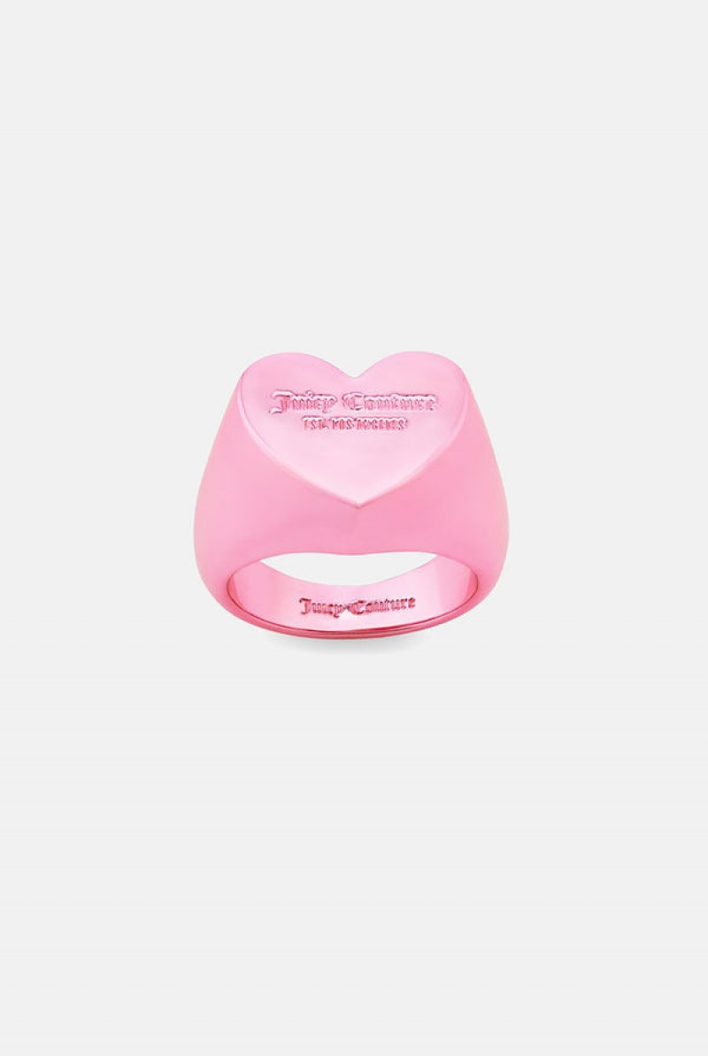 Juicy Couture Juicy Couture Heart Ring Rosa | JC-SN652373