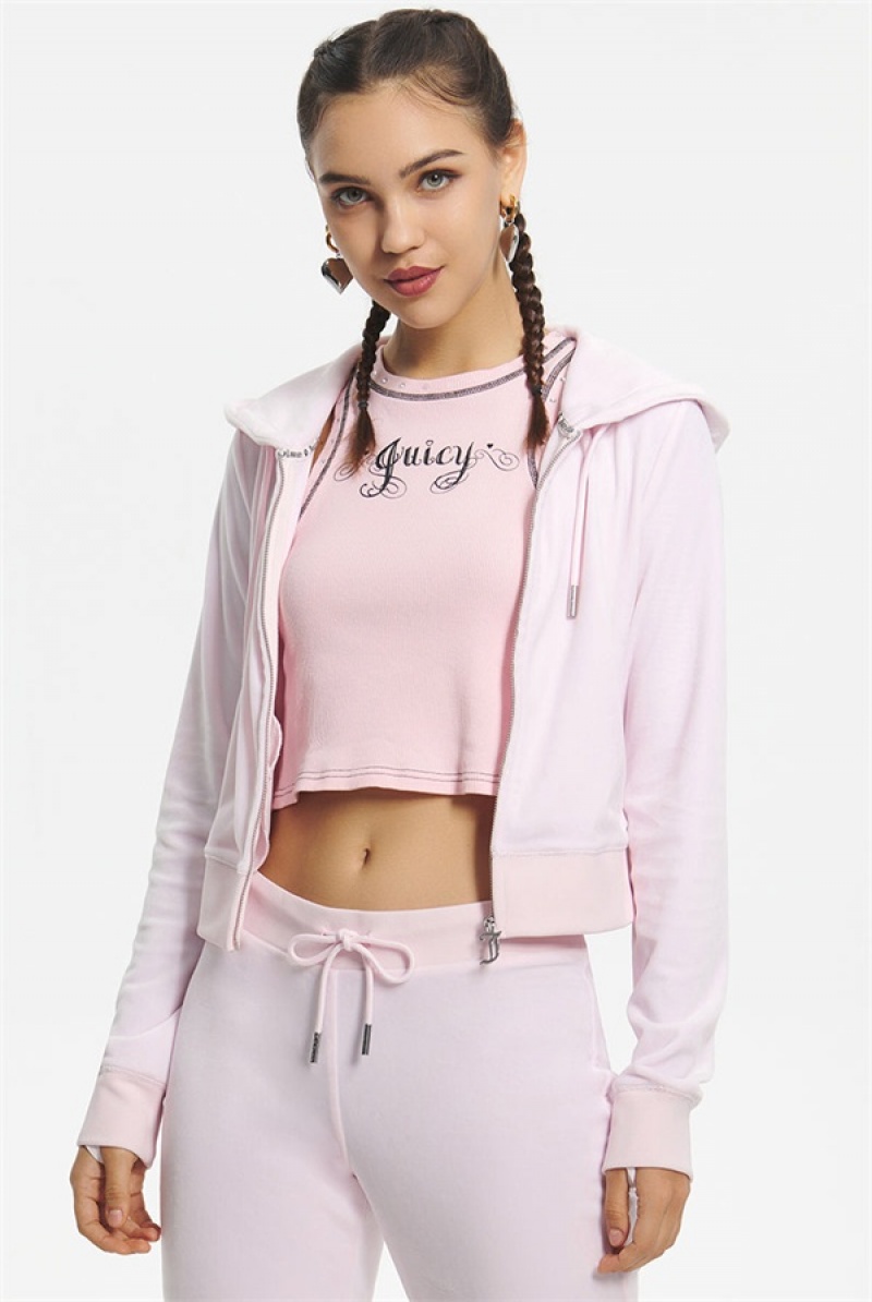 Juicy Couture Juicy Sweetheart Tank Rosa | JC-SN651631