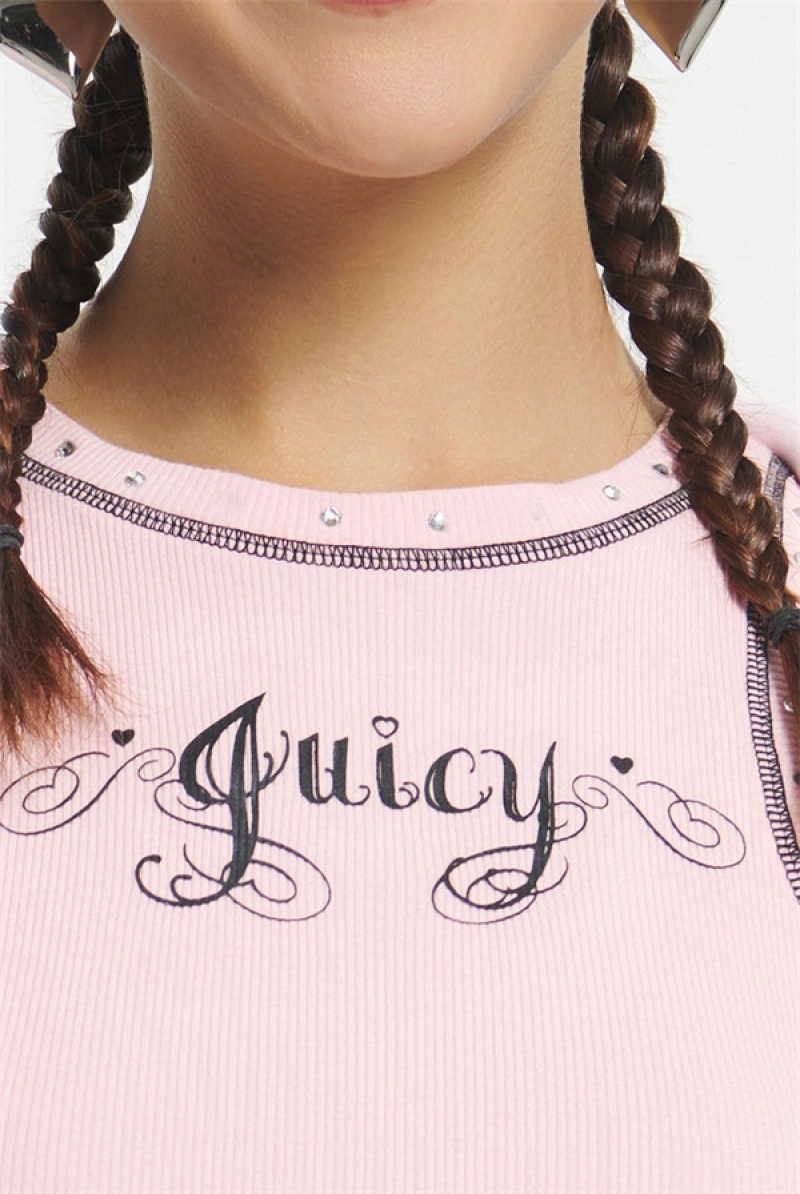 Juicy Couture Juicy Sweetheart Tank Rosa | JC-SN651631