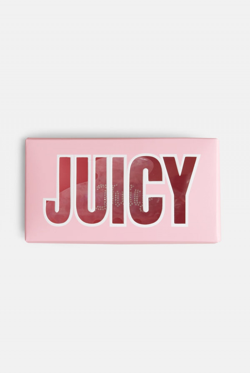 Juicy Couture Large Diamante Claw Hair Clip Rosa | JC-SN652331