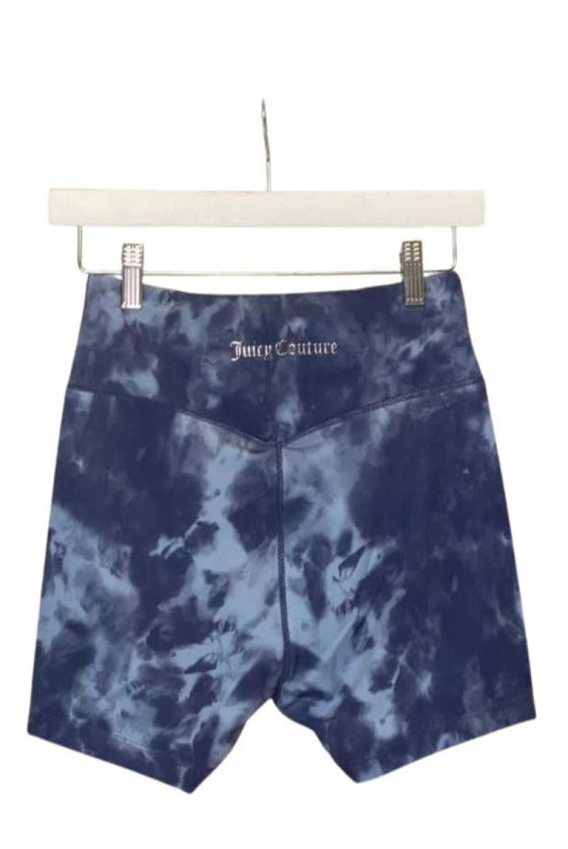 Juicy Couture Liza Printed Kort—rejuiced Blå | JC-SN651807