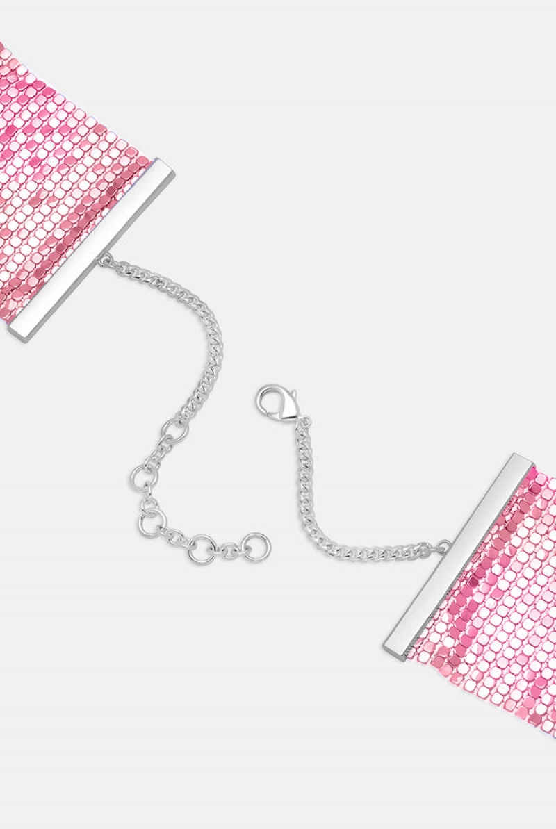 Juicy Couture Mesh Choker Rosa | JC-SN652349