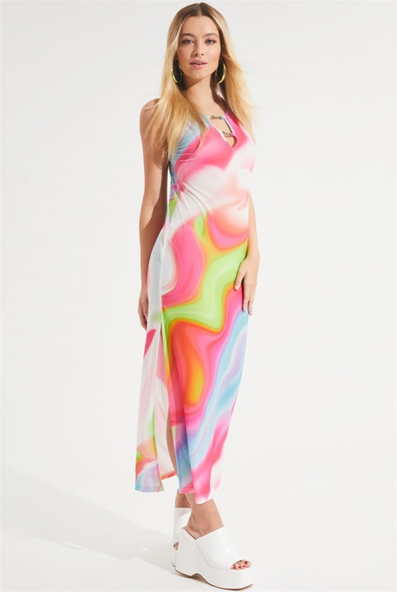 Juicy Couture Mesh Swirl Maxi Kjoler Multicolor | JC-SN651776