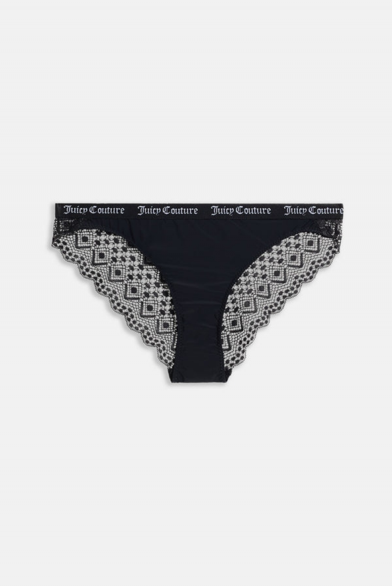 Juicy Couture Pack Of 3 Blonder Trim Briefs Rosa | JC-SN652278