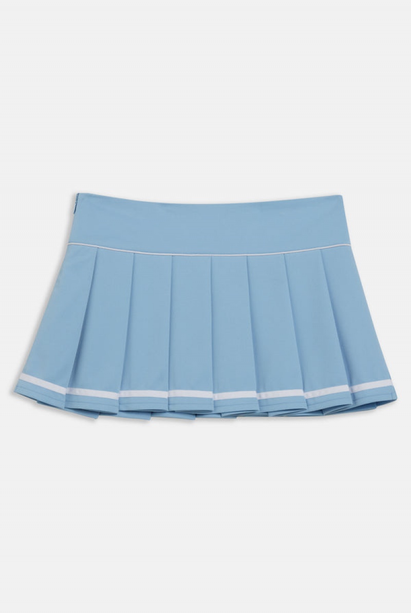 Juicy Couture Plissert Micro Twill Tennis Skirt Blå | JC-SN652298