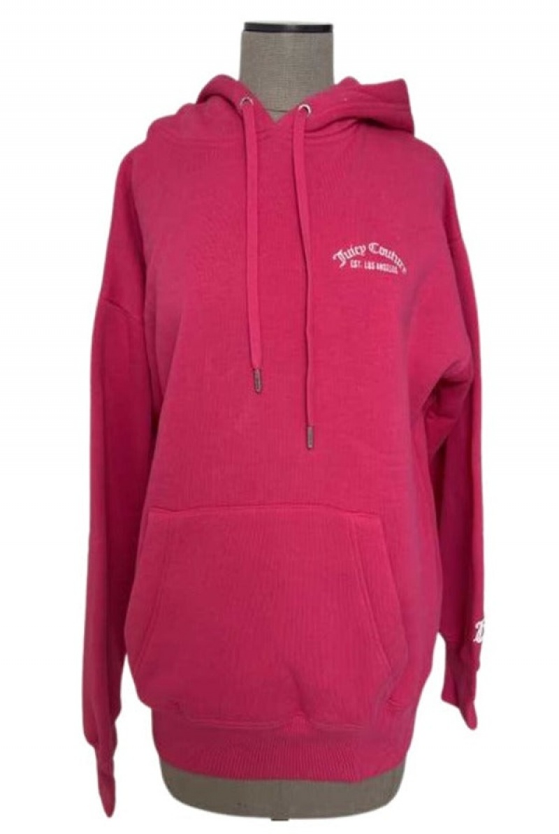 Juicy Couture Queenie Hoodie—rejuiced Rosa | JC-SN651649