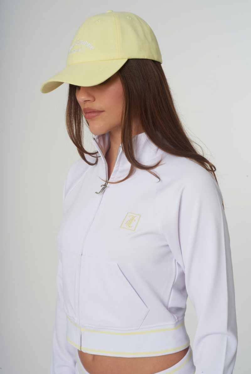 Juicy Couture Recycled Bomull Baseball Cap Gul | JC-SN652338