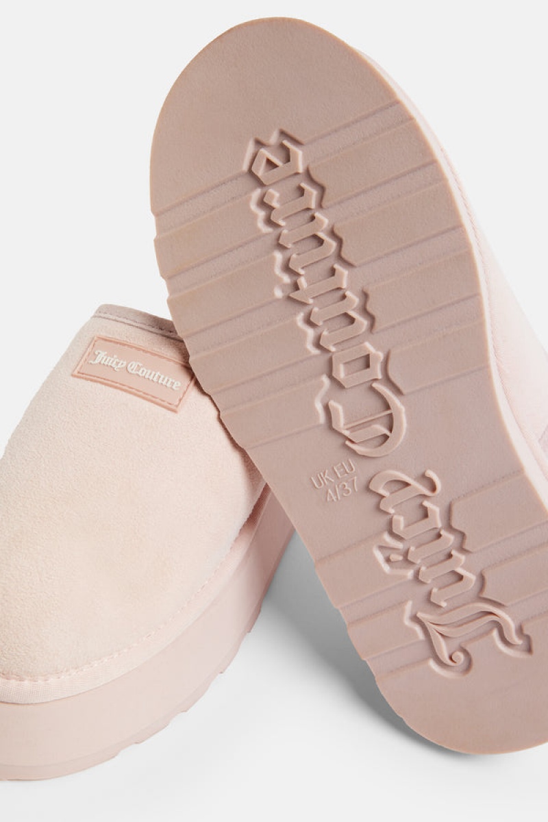 Juicy Couture Sheepskin Shearling Clog Rosa | JC-SN652195