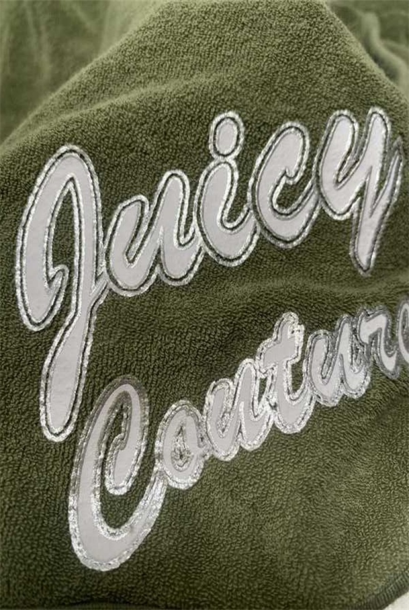 Juicy Couture Terry Logo Retro Shorts—rejuiced Grønn | JC-SN651808