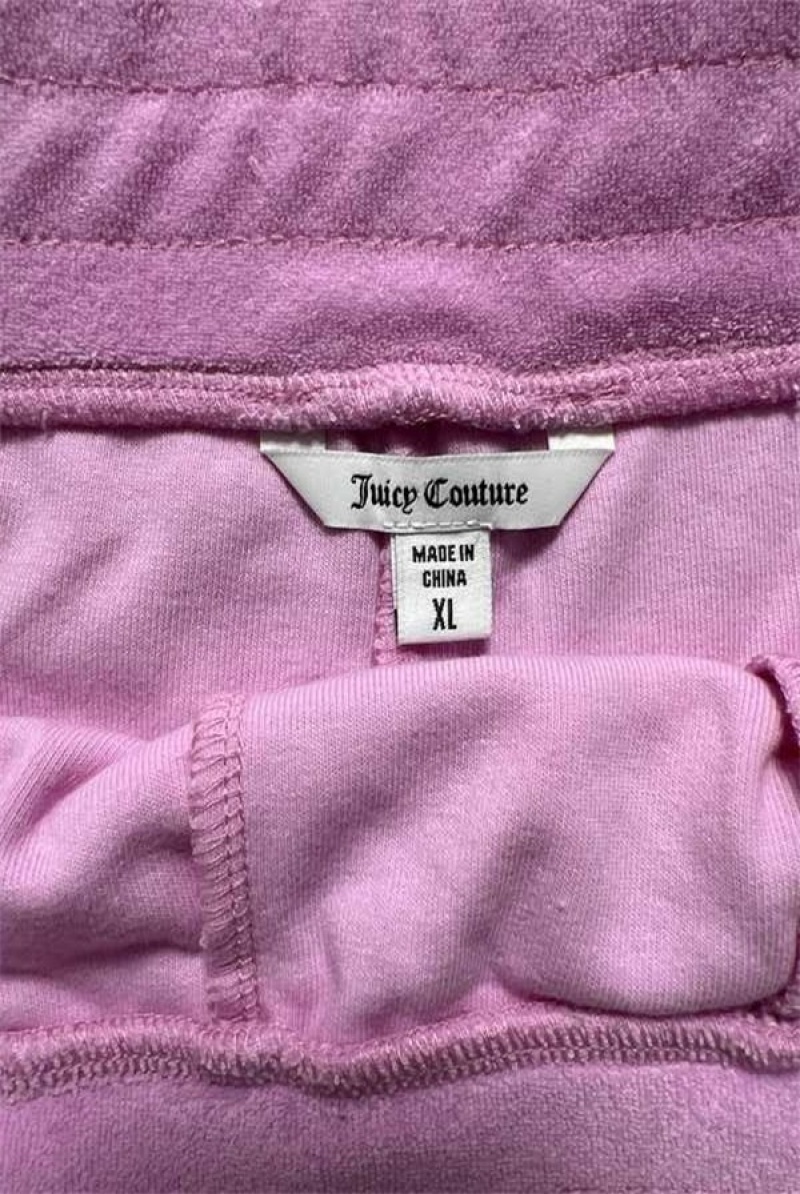 Juicy Couture Terry Logo Retro Shorts—rejuiced Lilla | JC-SN651810