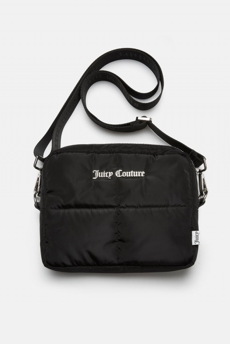 Juicy Couture Vattert Camera Bag Svarte | JC-SN652221